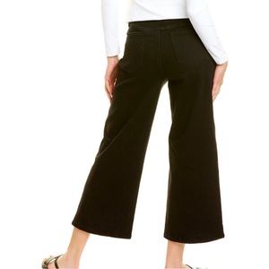 J McLaughlin black wide leg cropped jeans size 14